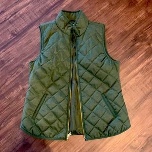 Army green old navy vest